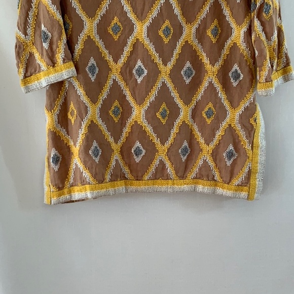 107 Calypso St Barth Linen Beaded Tunic Top - Picture 7 of 16